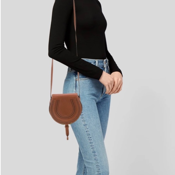 Chloe Marcie Saddle in Tan - Picture 3 of 7